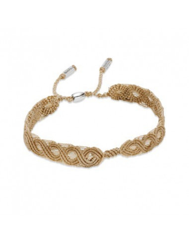 Pulsera Macramé Beige