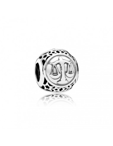 Charm Signo Libra con estrellas