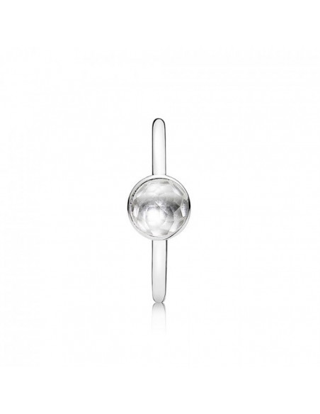 Anillo en plata de ley Gota de abril