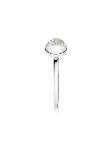 Anillo en plata de ley Gota de abril