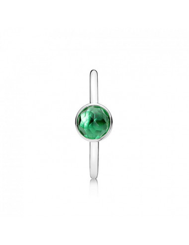 Anillo en plata de ley Gota de mayo