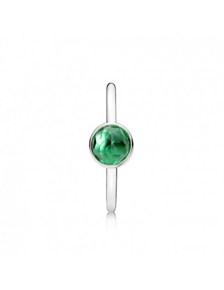 Anillo en plata de ley Gota de mayo