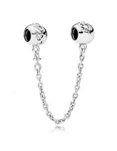 Cadena de Seguridad en plata de ley Siempre Amor