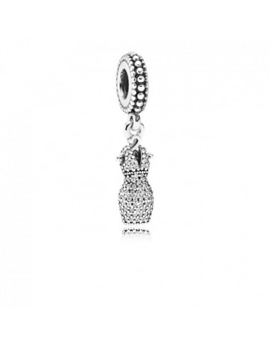 Charm colgante en plata de ley Vestido Deslumbrante