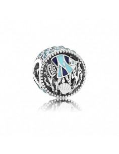 Charm en plata de ley Vida en el Océano