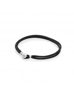 Pulsera Moments en cordón negro para charms