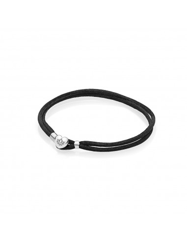 Pulsera Moments en cordón negro para charms