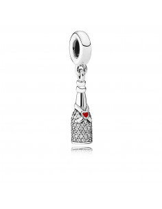 Charm colgante en plata de ley Tiempo de Celebración