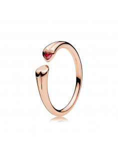 Anillo en PANDORA Rose Dos Corazones