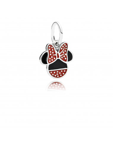 Charm colgante en plata de ley Icono Minnie