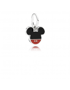 Charm colgante en plata de ley Icono Mickey