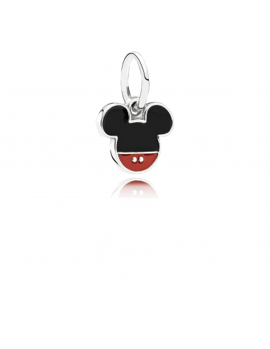 Charm colgante en plata de ley Icono Mickey