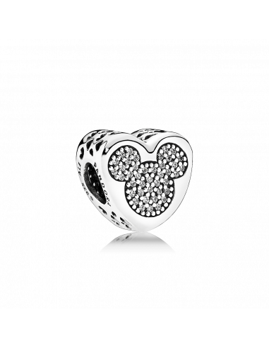 Charm en plata de ley Amor Verdadero Mickey &...