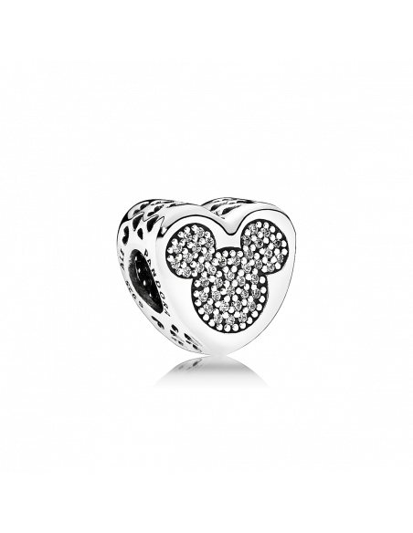 Charm en plata de ley Amor Verdadero Mickey & Minnie