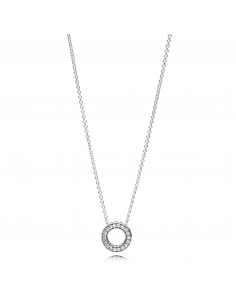 Collar en plata de ley Corazones de Pandora