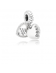 Charm Colgante en plata de ley Semillas Brillantes