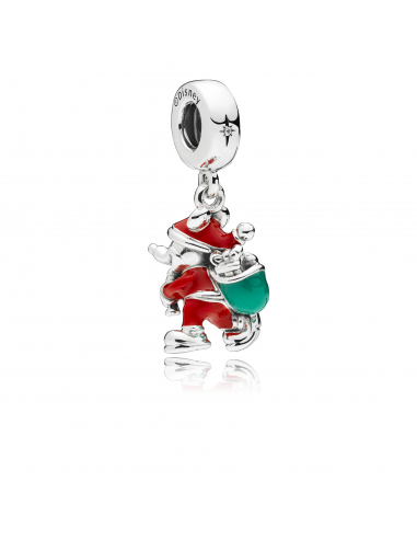 Charm en plata de ley Santa Mickey y Bolsa de...