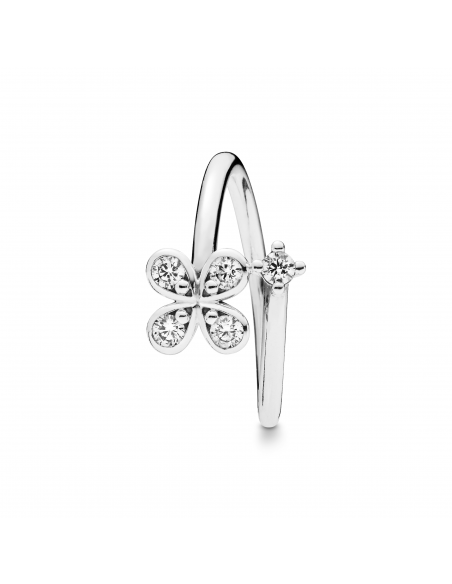 Anillo en plata de ley Trébol de Cuatro Pétalos