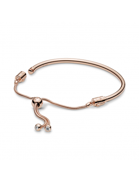 Pulsera Rígida en Pandora rose cierre deslizante