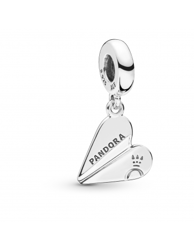 Charm Colgante en plata de ley Avión de Papel
