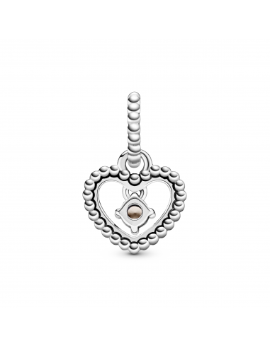 Charm colgante en plata de ley con esferas...