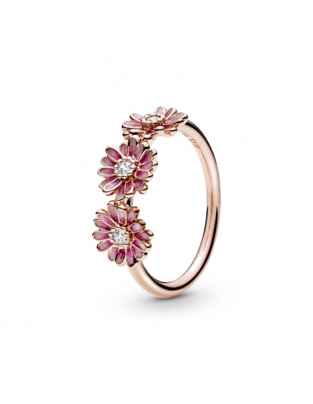 Anillo en Pandora Rose Tro de Margaritas Rosas