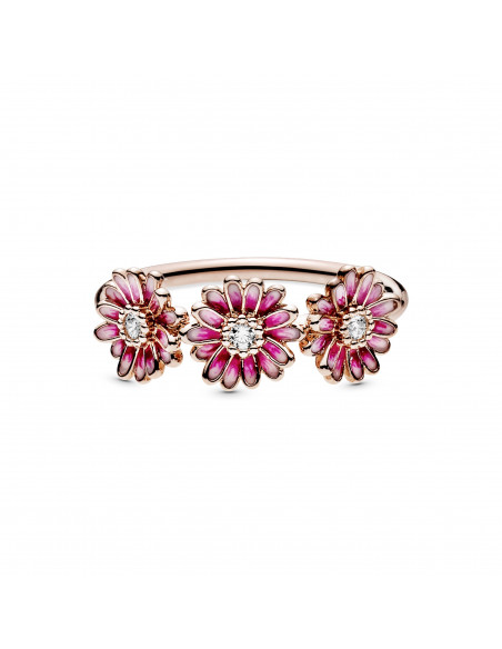 Anillo en Pandora Rose Tro de Margaritas Rosas