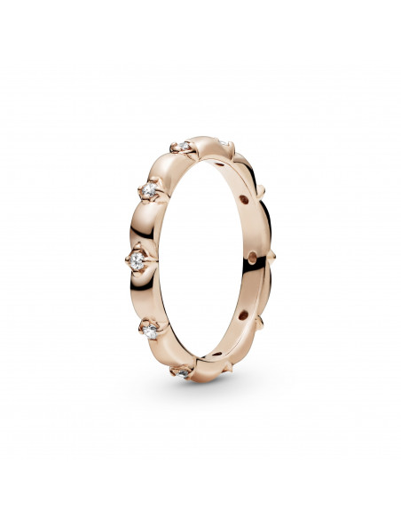 Anillo en Pandora Rose Banda de Pétalos