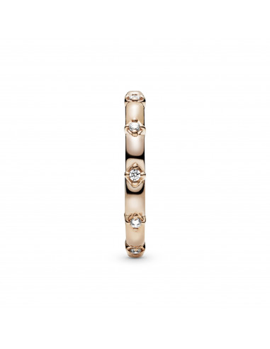 Anillo en Pandora Rose Banda de Pétalos
