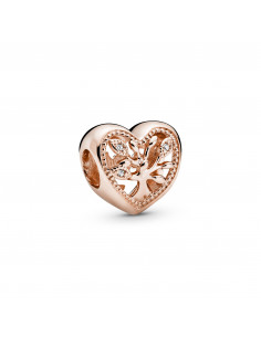 Charm en Pandora Rose Corazón árbol de la Vida Pandora