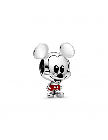 Charm en plata de ley Mickey Mouse con Pantalones Rojos Pandora