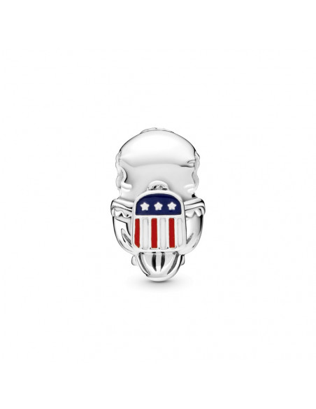 Charm en plata de ley águila Calva Americana Pandora
