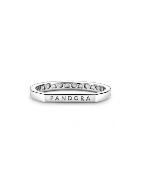 Anillo en plata de ley Barra Logo Pandora Pandora
