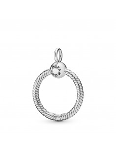 Colgante O Pandora pequeño en plata de ley