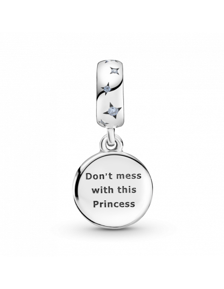 Charm colgante en plata de ley Princesa Leia de Star Wars