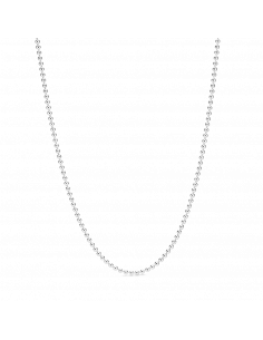 Collar en plata de ley Esfera Pulida