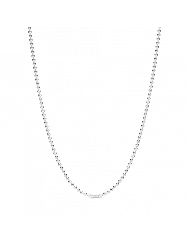 Collar en plata de ley Esfera Pulida