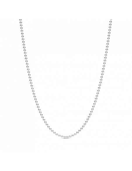 Collar en plata de ley Esfera Pulida