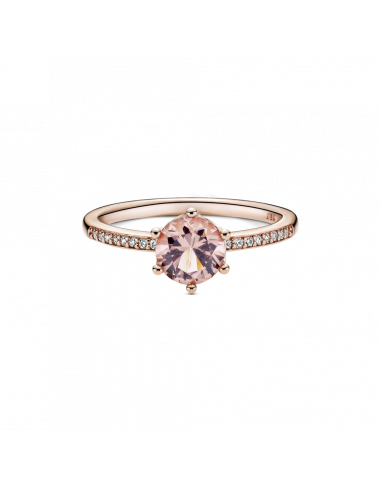 Anillo en Pandora Rose Corona Rosa Brillante