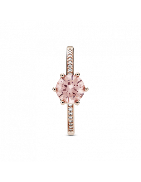 Anillo en Pandora Rose Corona Rosa Brillante