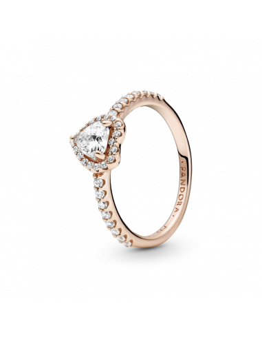 Anillo en Pandora Rose Corazón Brillante Elevado Pandora