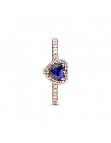 Anillo en Pandora Rose Corazón Azul Brillante...