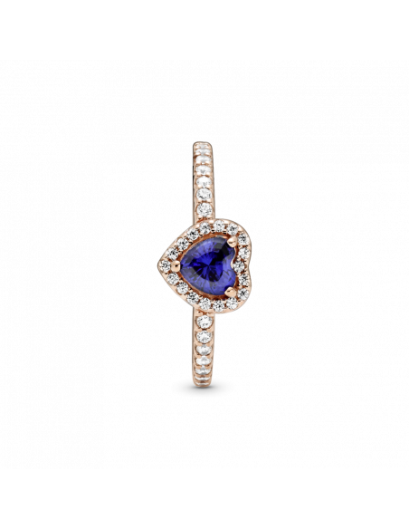 Anillo en Pandora Rose Corazón Azul Brillante Pandora