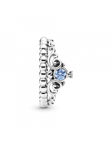 Anillo en plata de ley Corona Azul Cenicienta...