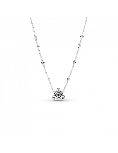 Collar en plata de ley Carroza de Calabaza de Disney Pandora