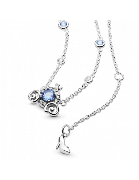 Collar en plata de ley Carroza de Calabaza de Disney Pandora