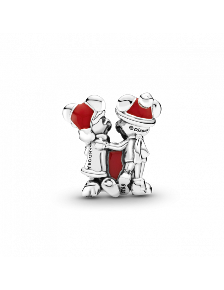 Charm en plata de ley Regalo Mickey y Minnie Mouse de Disney Pandora