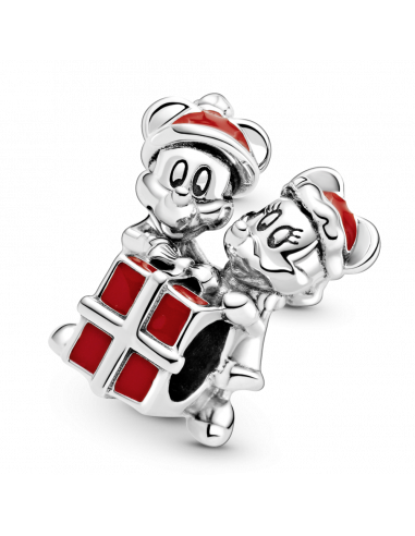 Charm en plata de ley Regalo Mickey y Minnie...