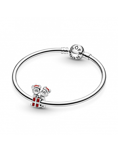 Charm en plata de ley Regalo Mickey y Minnie...