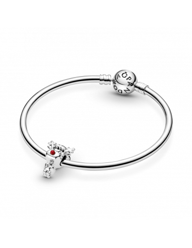 Charm en plata de ley Rudolph el Reno de Nariz...